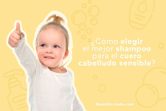 Cómo elegir el mejor shampoo para el cuero cabelludo sensible de tu bebé