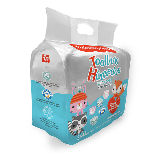 Fisher Price - Set de 3 packs de toallitas humedas C/80 pcs c/u