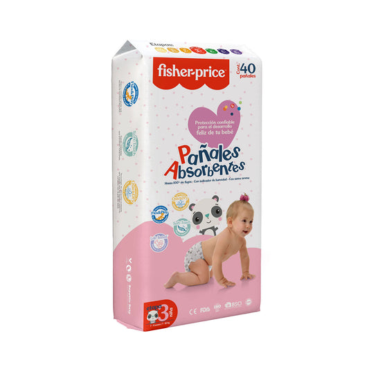 Fisher Price - Pañal para Bebé (Etapa 3) Niña