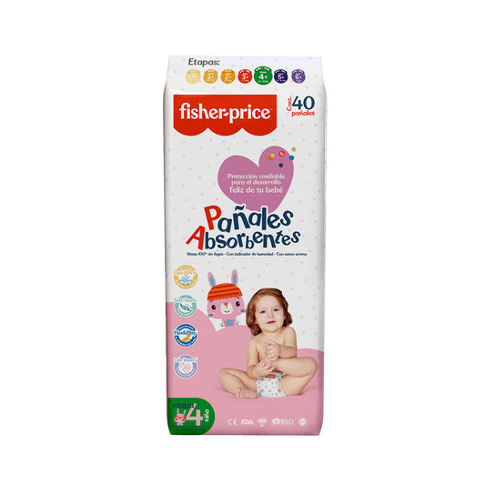 Fisher Price - Pañal para Bebé (Etapa 4) Niña