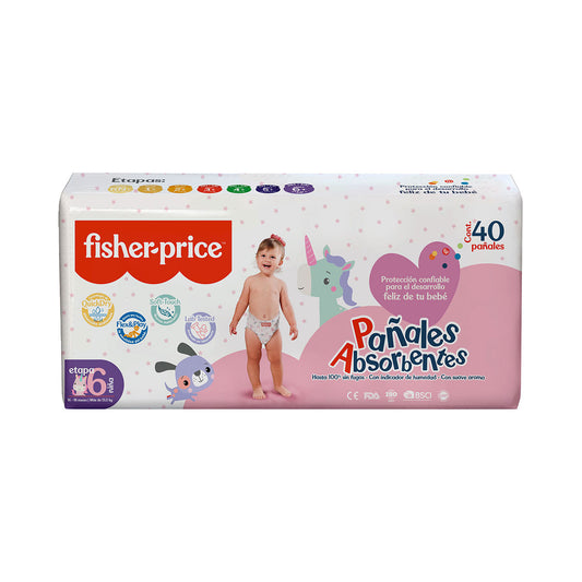 Fisher Price - Pañal para Bebé (Etapa 6) Niña